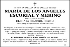 María de los Ángeles Escorial y Merino